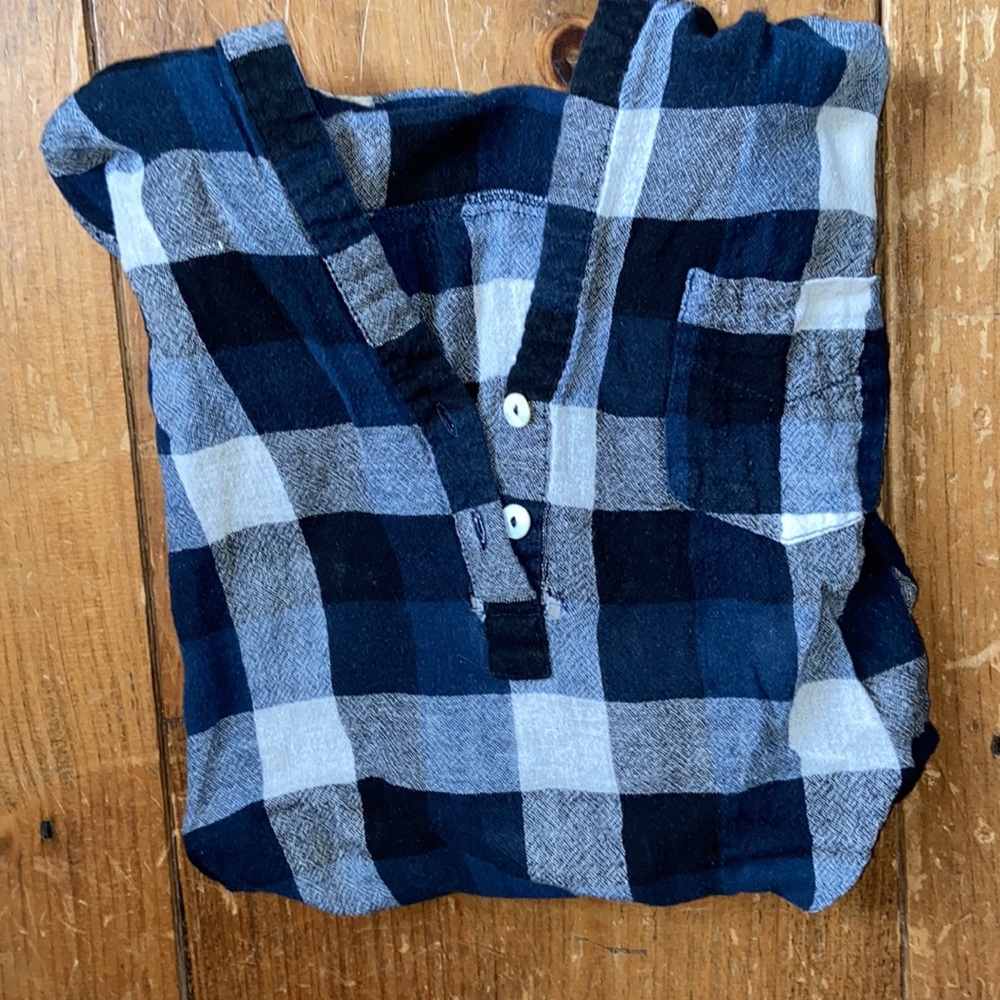 The Clothing Company - Blue and White Flannel (Size M)